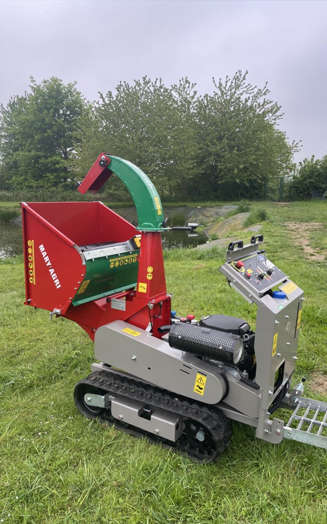 broyage des branches en copaux sur place